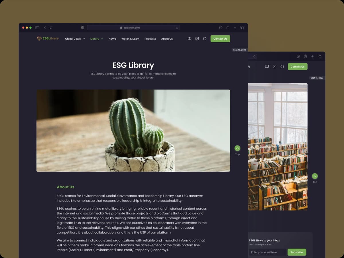 ESGLibrary Portfolio